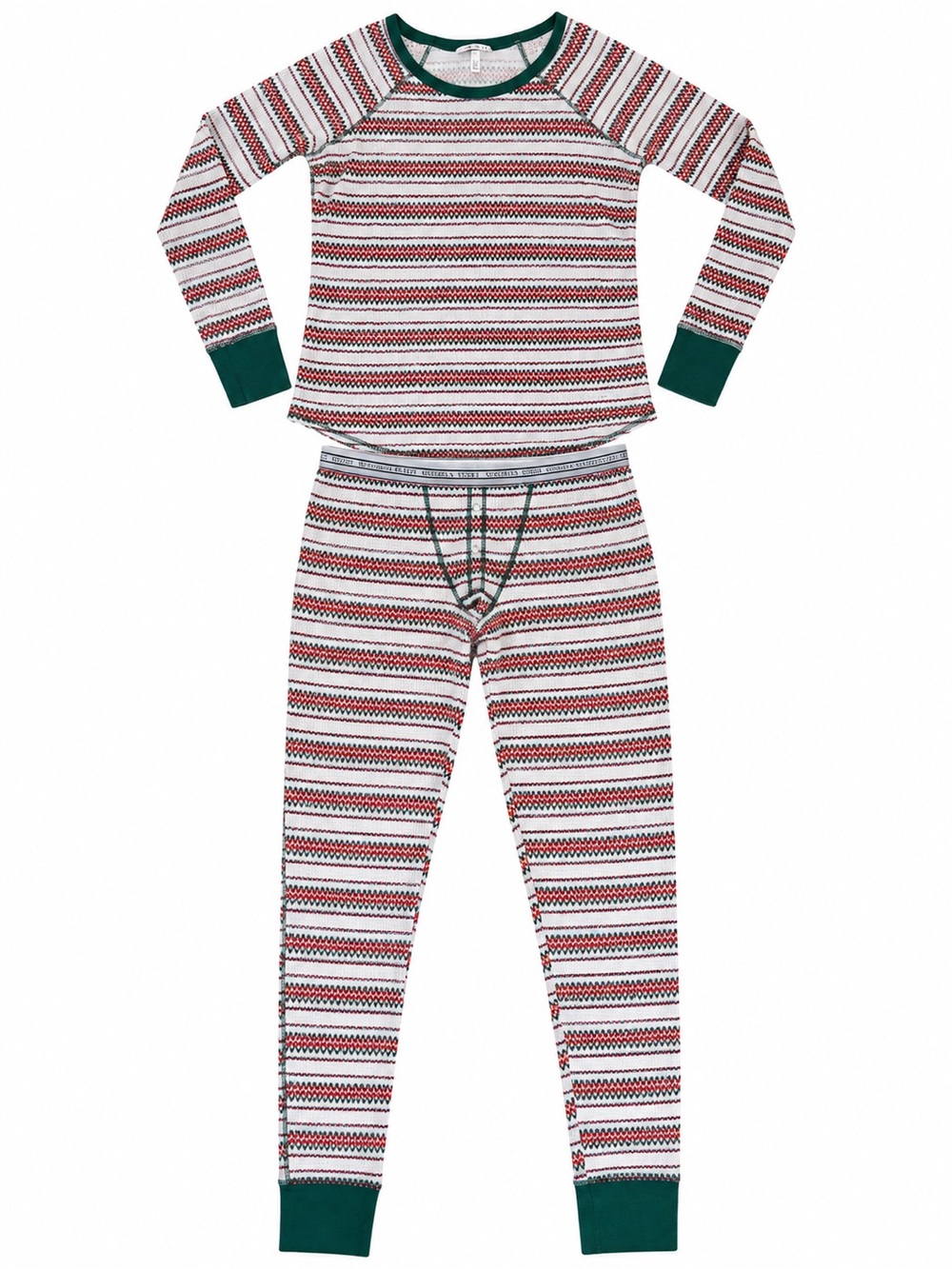 Victoria’s Secret Fireside Long Jane Fair Isle Thermal Pajama